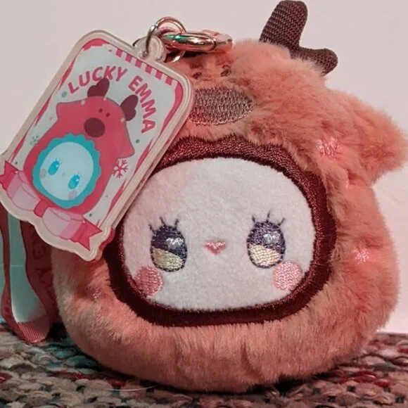 Lucky Emma Rua Rua Zoo scented Plushes keychain "Forest Deer" Scent: Cookie - Picture 2 of 5
